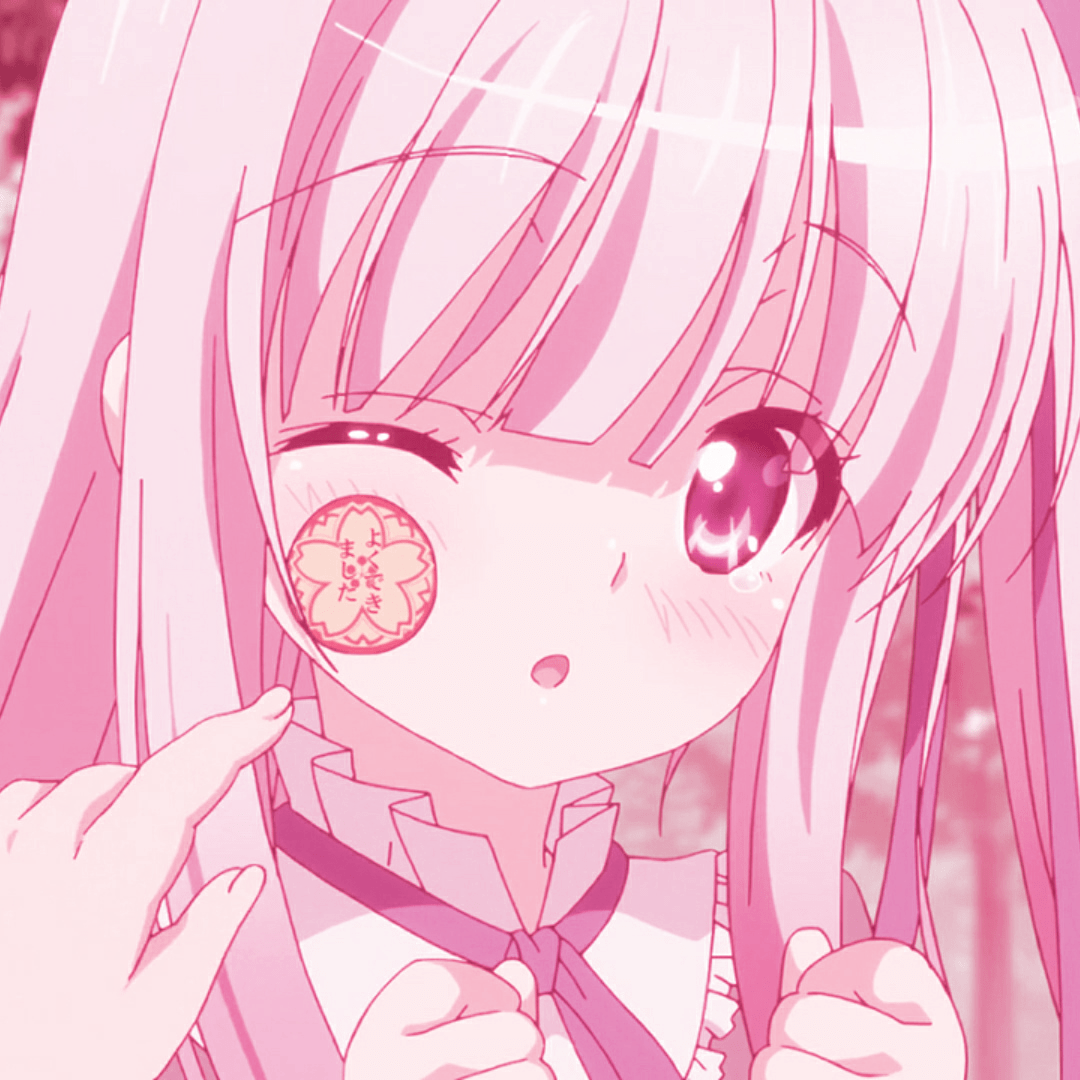 动漫女头,粉色_网络_动漫_粉色