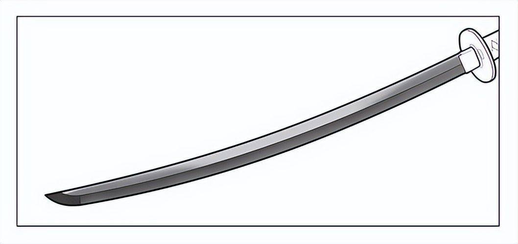 日本武士刀怎么画图片