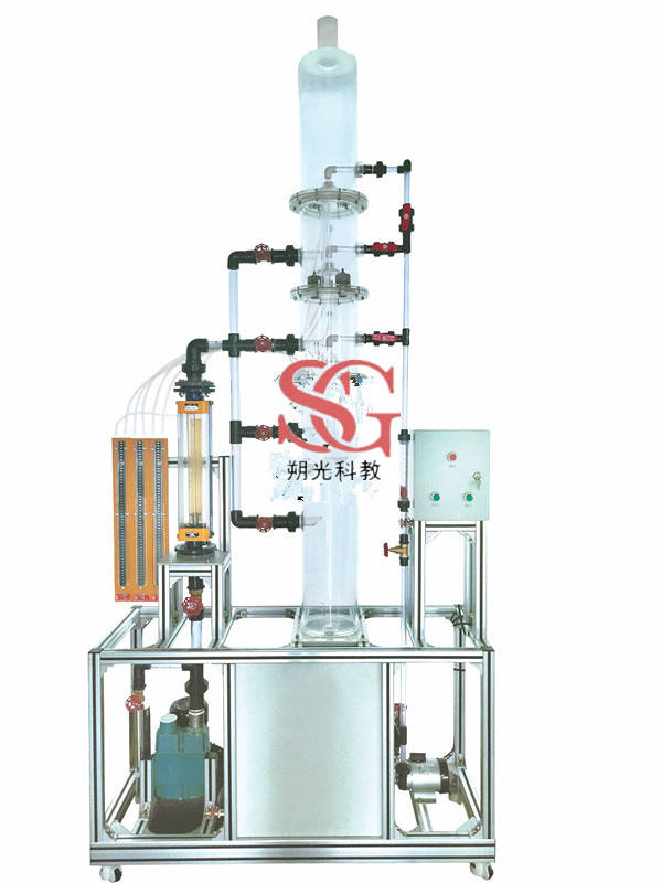 板式塔流体力学演示实验装置板式塔教学实验设备化工原理教学仪器