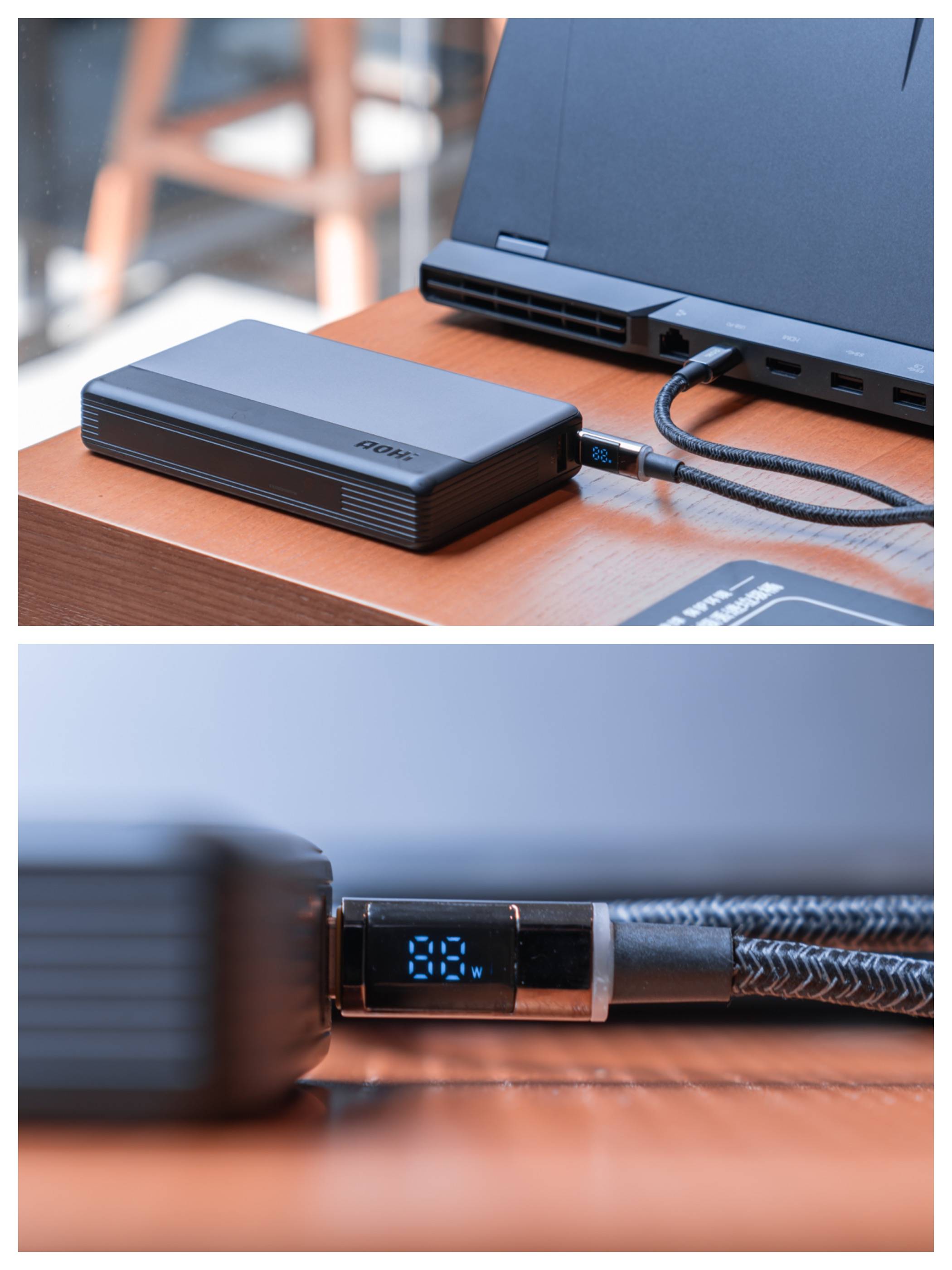 Aohi 数显快充线原来这么好玩?兼评 40W 双 C 口充电器