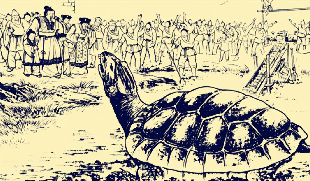 原创民间故事少女帮乌龟渡劫成亲时被带到密室她悄悄拿出龟甲