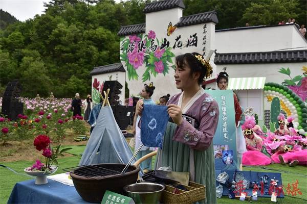 栾川县冷水镇高山牡丹文化节开幕