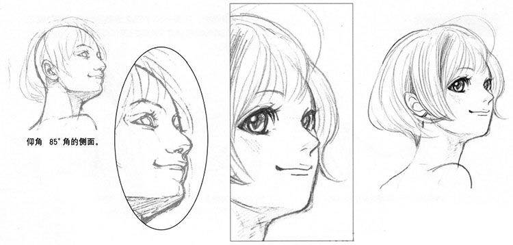 美少女漫画入门鼻子的形状结构及绘制