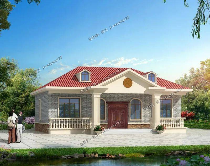 原创不羡慕别人家的大豪宅3款一层农村小平房栋栋都很大气