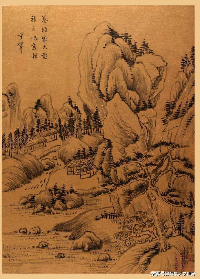 董其昌:仿古山水册页_绘画_画法_名家