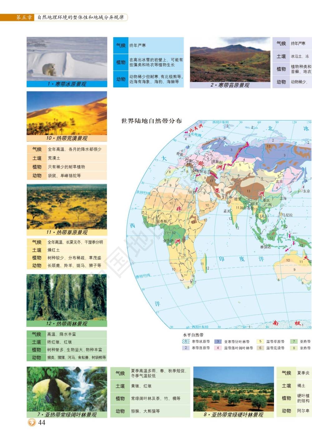 中图版高中地理选择性必修1地理图册高清配套pdf版