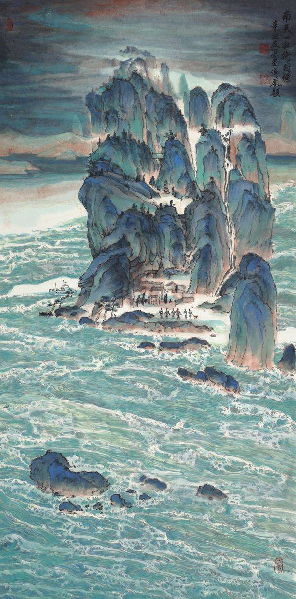 江山如画郑友深红色革命题材作品欣赏