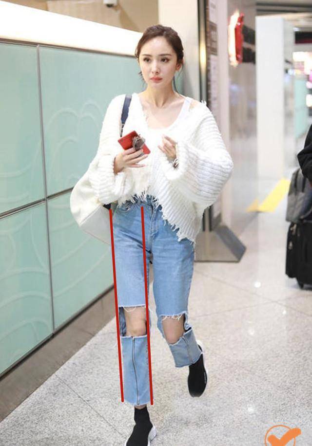 "膝超伸"星人注意了!唯有选对下装才能逆袭成腿精_妹子_膝盖_杨幂