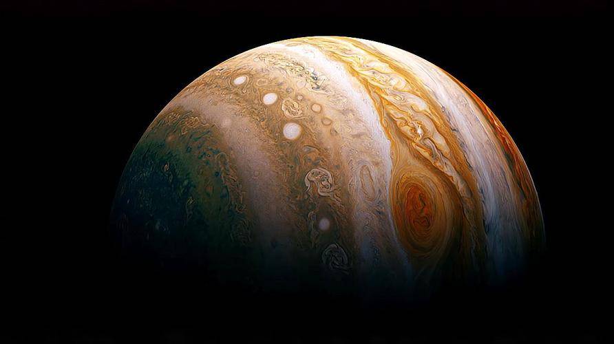 木星恐怖照片耀斑图片