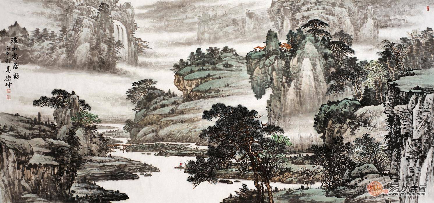 让墙壁不再空白单调,这五款墙壁装饰画,不可错过_山水画_艺术_意境