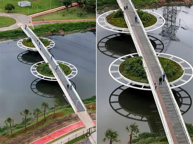 12个创意桥景观,功能与艺术性兼具,或美观,或趣味,别出心裁_桥梁_铁索