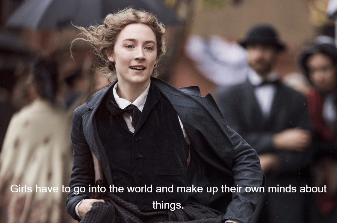 《小妇人》girls have to go into the world and make up their