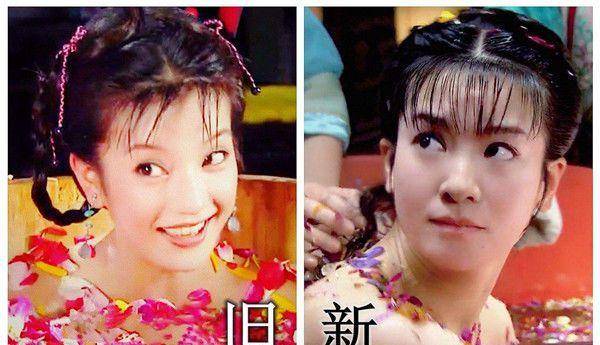 还珠:同是小燕子洗花瓣澡,旧版美若天仙,看到新版:你游泳呢?