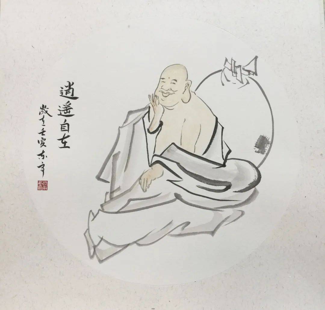 展讯传承禅意杨华栋人物画展亮相青州