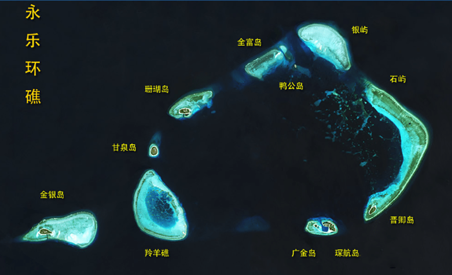 西沙岛礁实际控制图图片