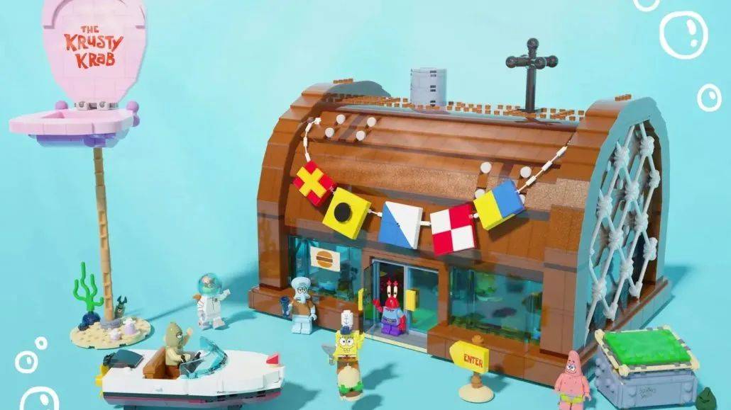原创乐高ideas作品海绵宝宝蟹堡王餐厅获得10000票支持