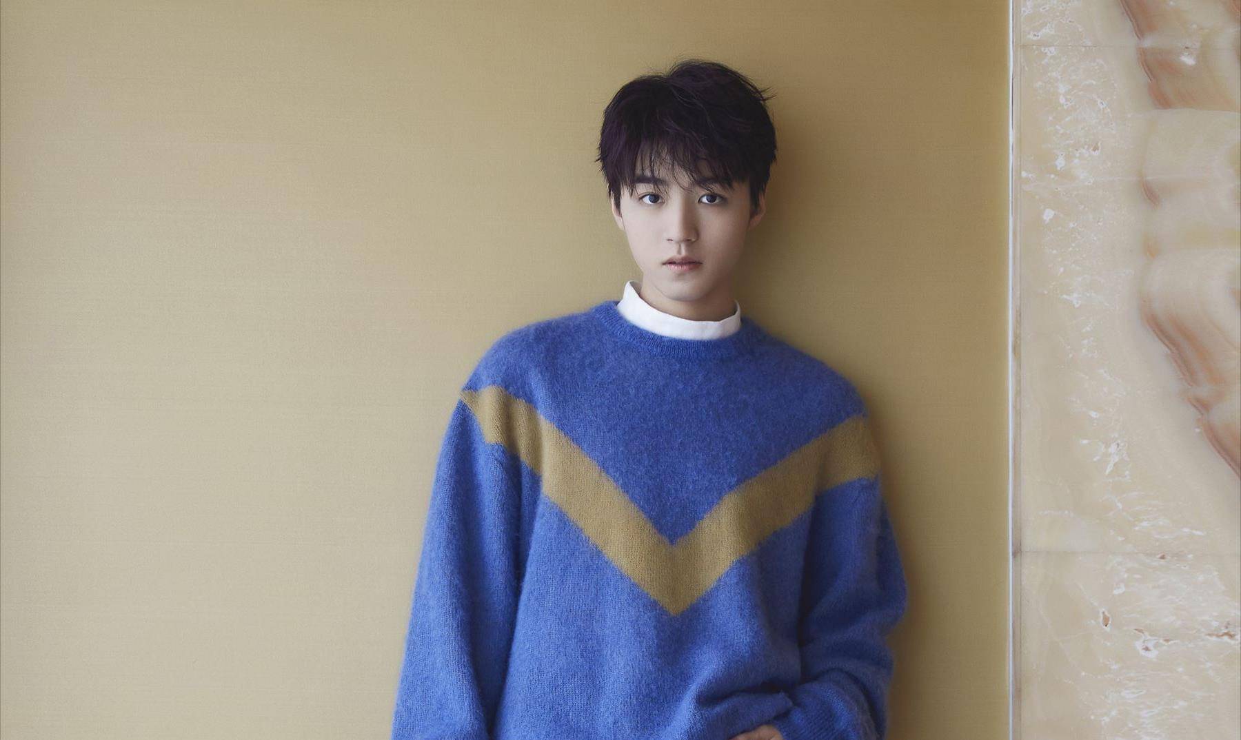 原创流量小生王俊凯剑眉星目成流量密码与陈晓属同一类帅哥