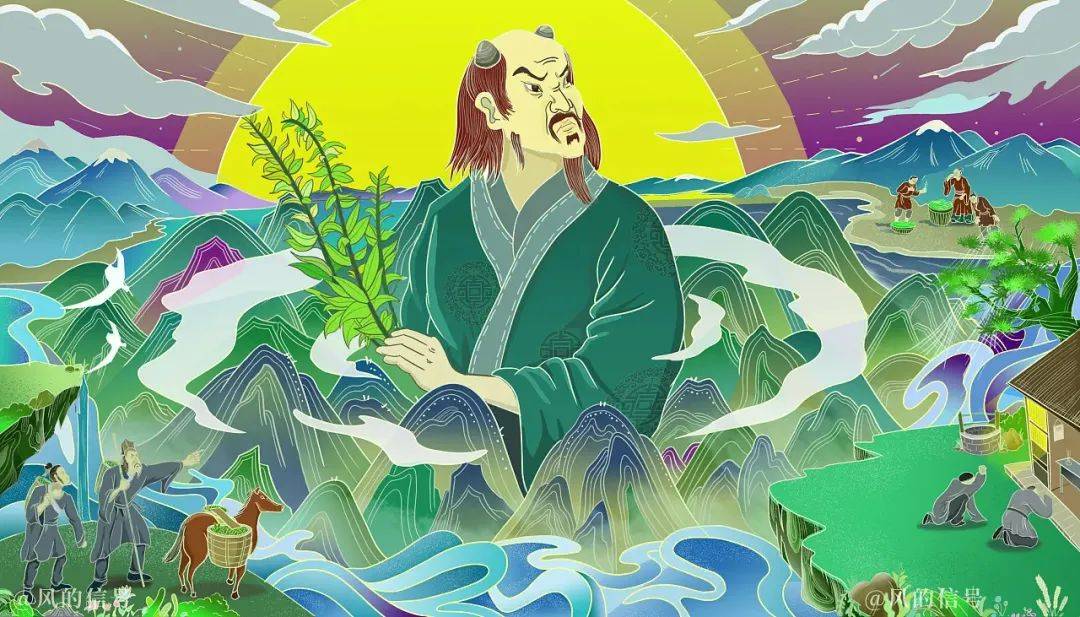 中国传统文化中的5个经典神话故事_伏羲_华胥_人们