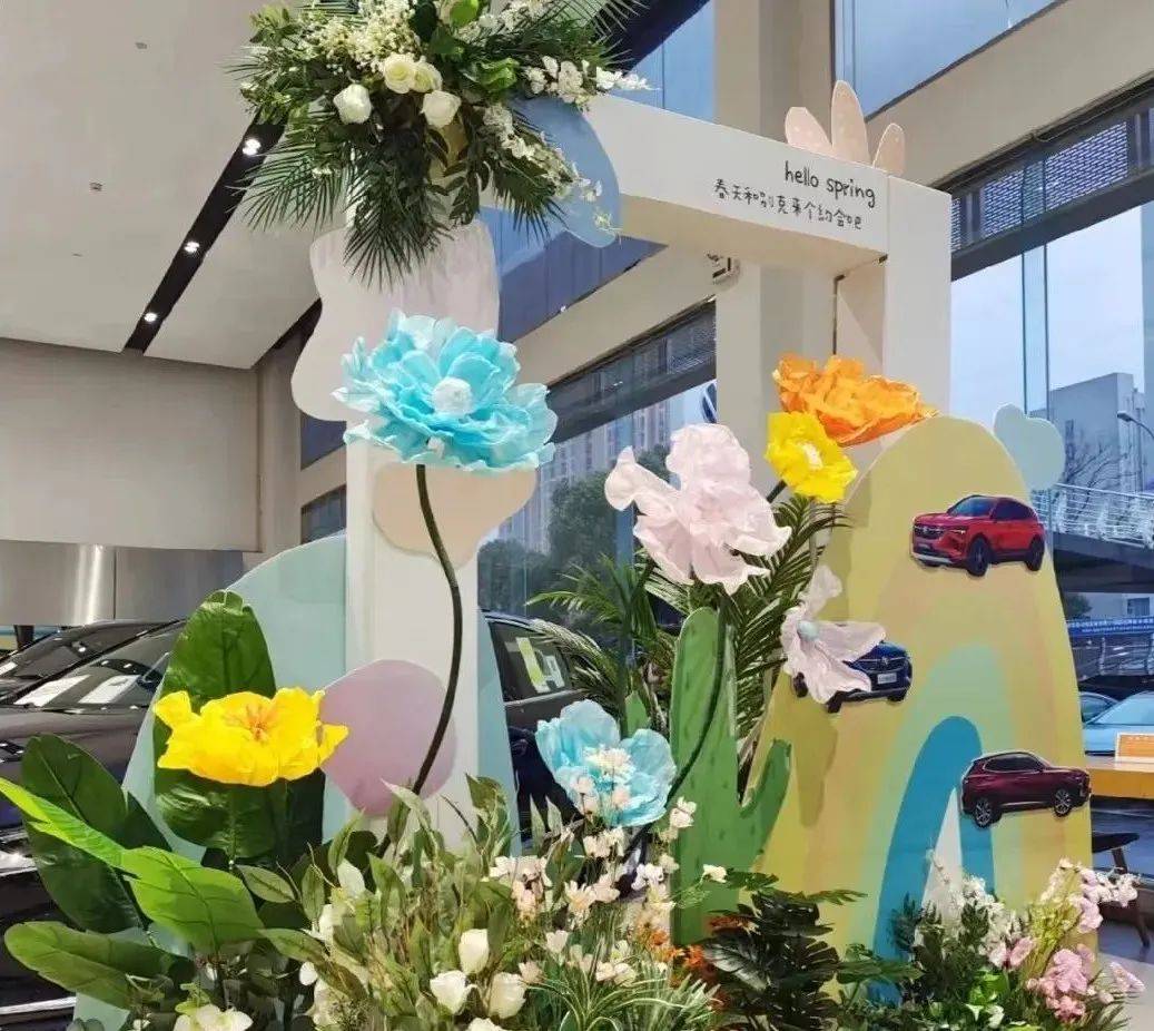 kt板做的商业美陈布置5种应用方案