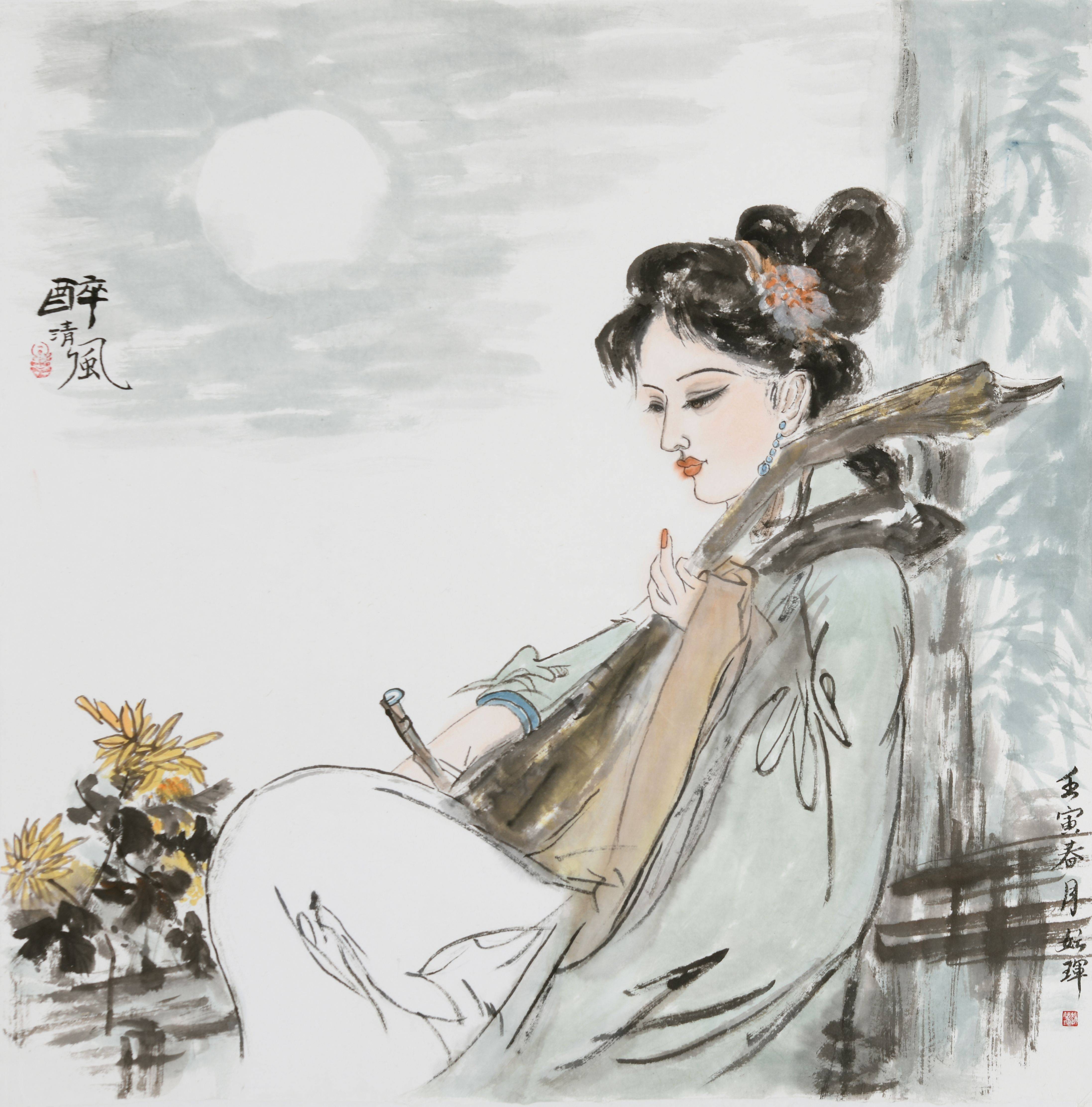 中国美术学院国画班;天津美术学院山水班;北京荣宝斋画院人物班