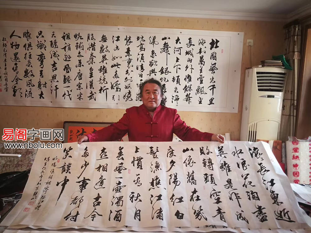 当代书法家中,行书的名家都有哪些?_作品_河南省_张建斌