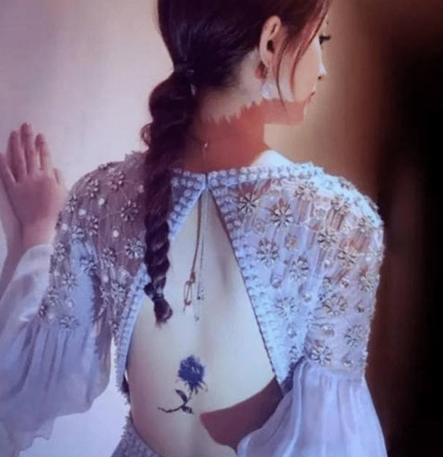 原创娱乐圈明星的纹身我只服白百何的纹身这个位置好尴尬