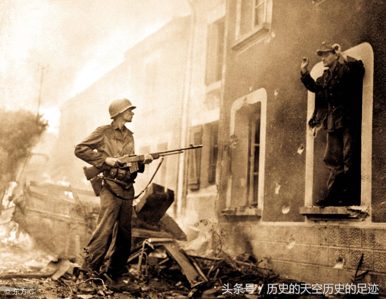 二战1944年10月3日英军解放克里特岛战役德国第133要塞师的死守