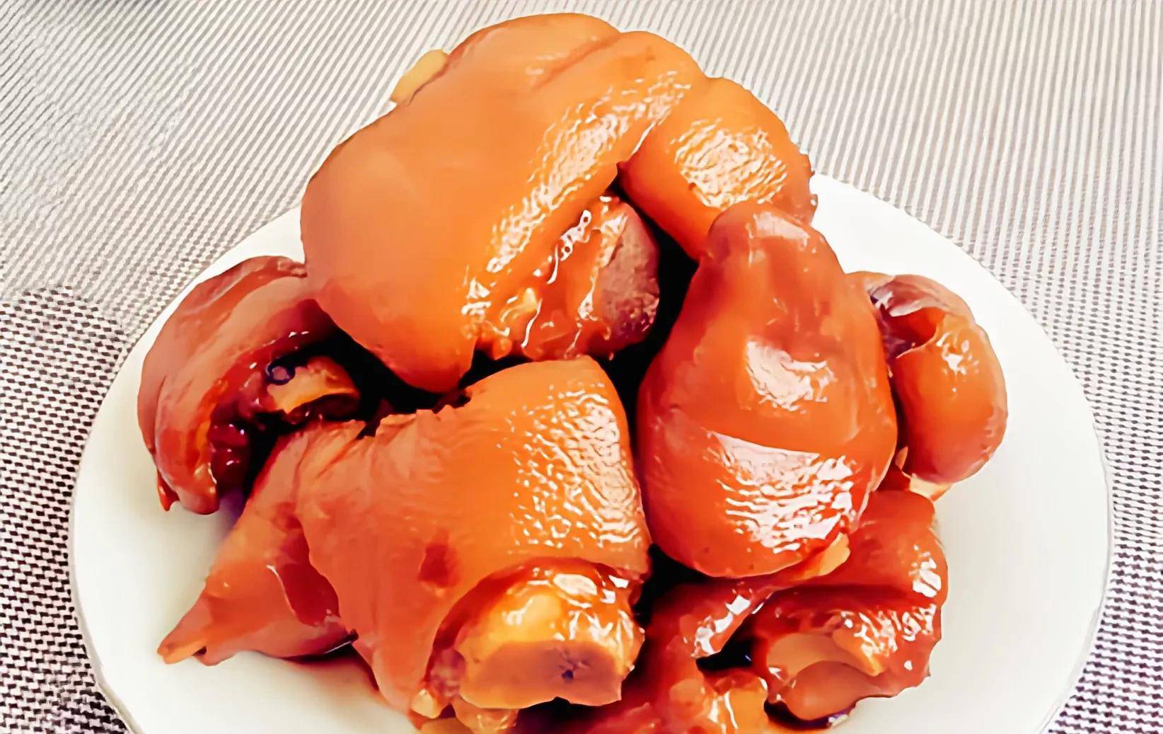 原创五香酱卤猪蹄做法