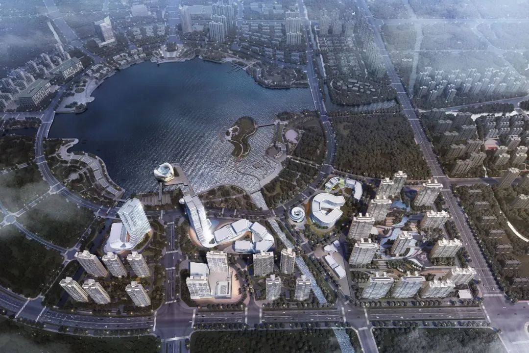 太仓天镜湖未来科技谷效果图29年仁恒,专注于国际社区营造与国际营城