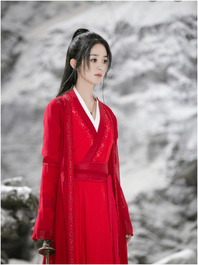 原创赵丽颖赤凤姝颜预告上热搜侠女造型好飒五大二小准没错