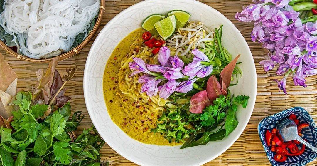 原创高棉风物柬埔寨粿条米粉界卷王