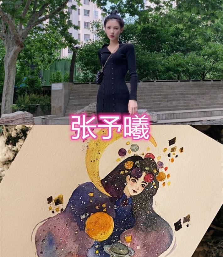 胡一天画画，张艺兴画画，唐嫣画画，看到陈晓的作品：这么高能吗