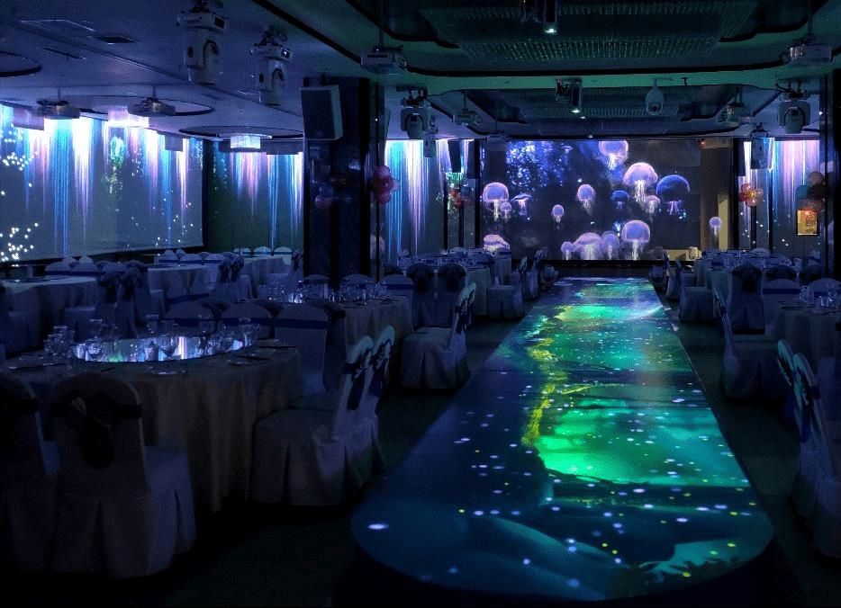 全息光影宴会厅打破传统宴会厅场景固化视觉固化