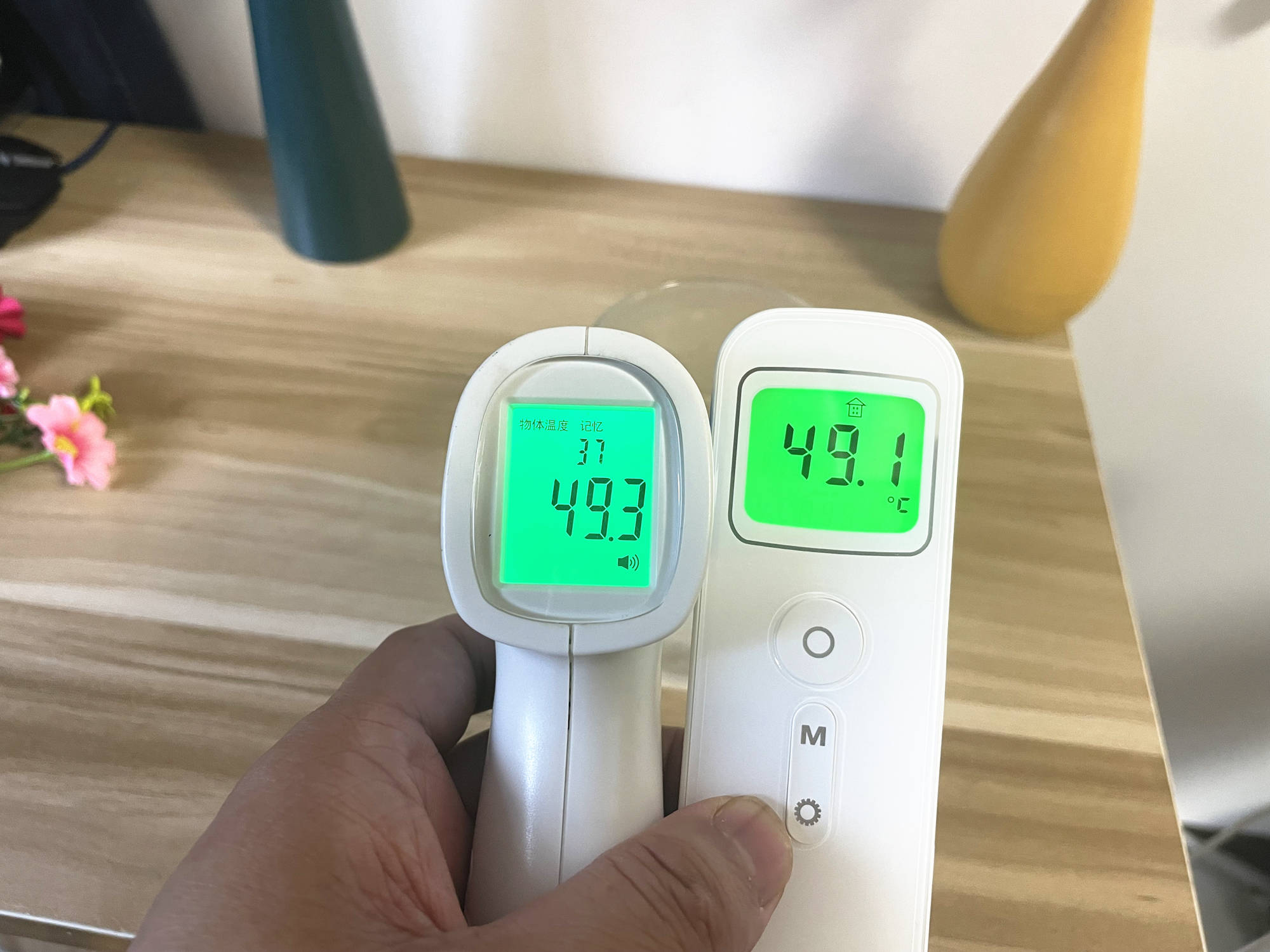 进口温感探头一键测温爱奥乐额温枪开箱