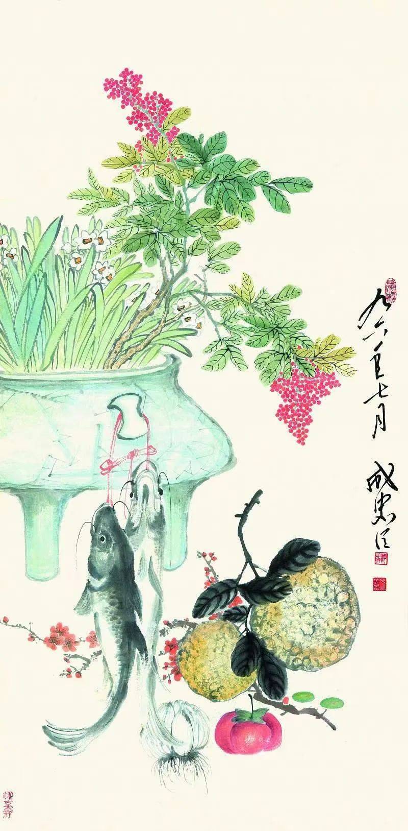 成忠臣书画作品八十幅欣赏