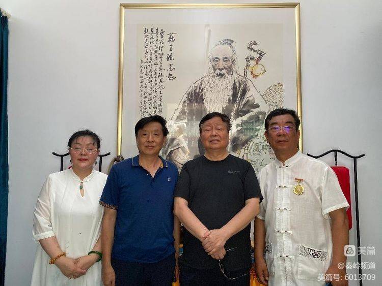 王西京先生,肖鸿钧教授,董新芳董事长.李醉先生,肖鸿钧教授.