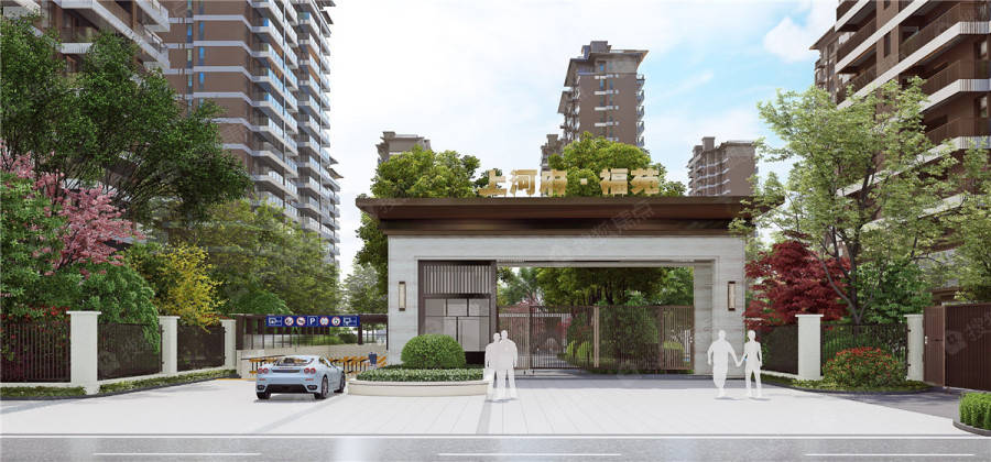 容积率仅有1.99,绿化率约35%