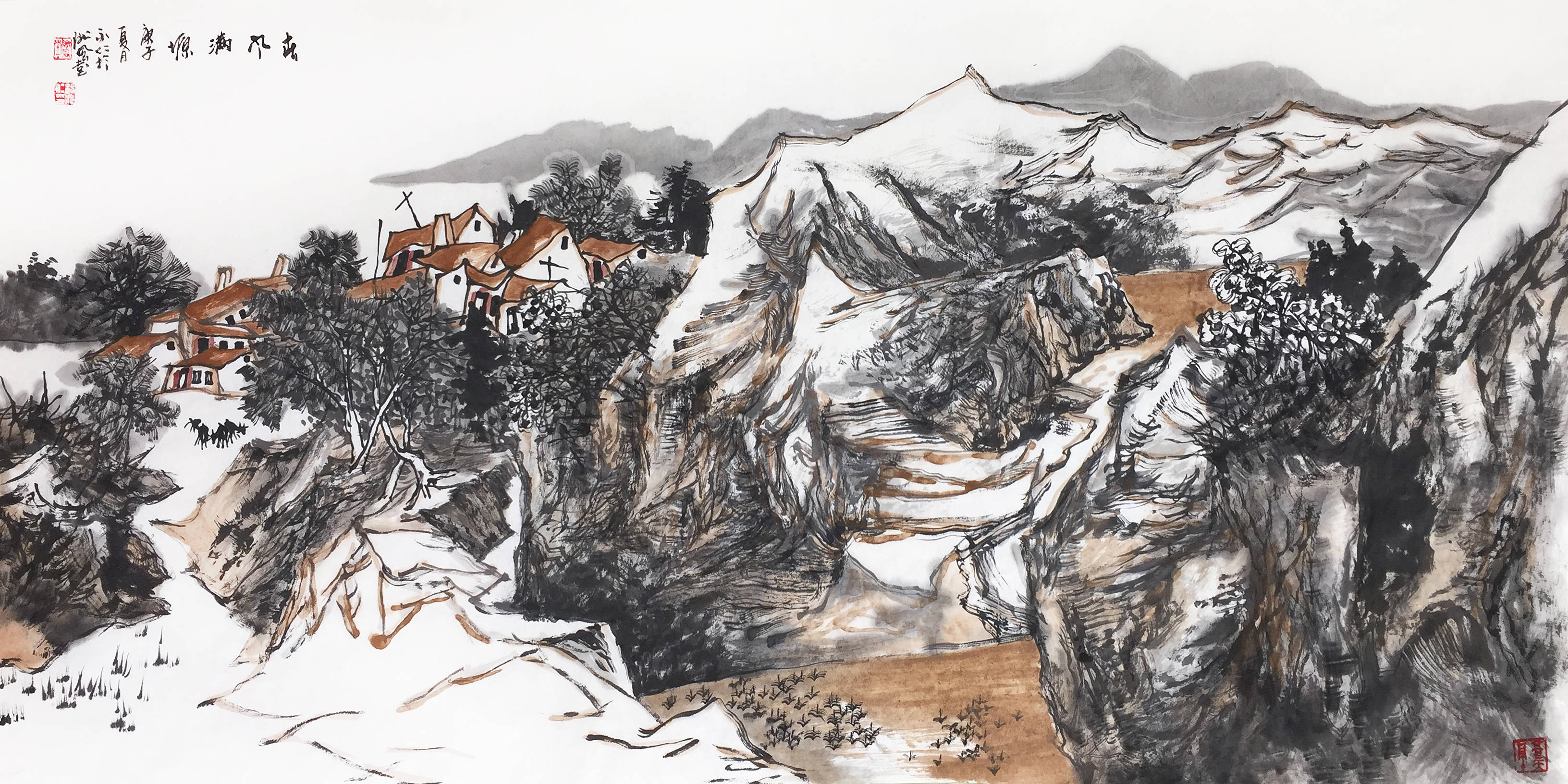 情怀融入山脉的青年画家——路永仁_cm_甘肃_春风