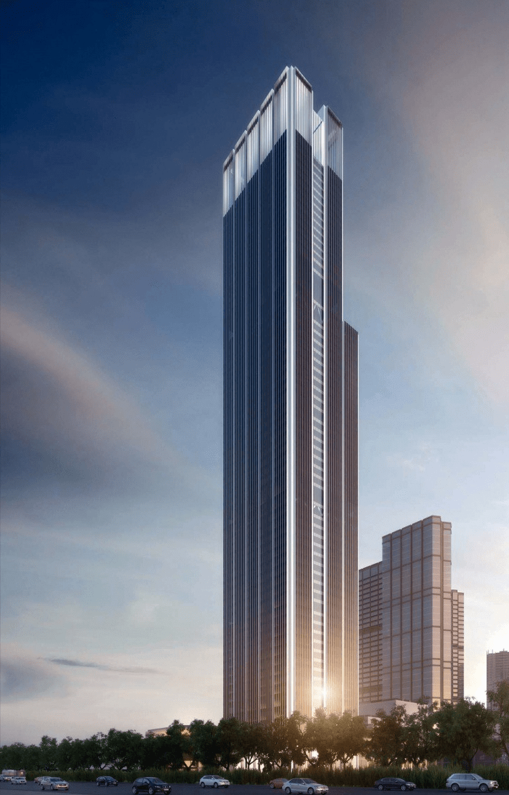 高328米武汉在建摩天楼越秀国际金融汇最新动态