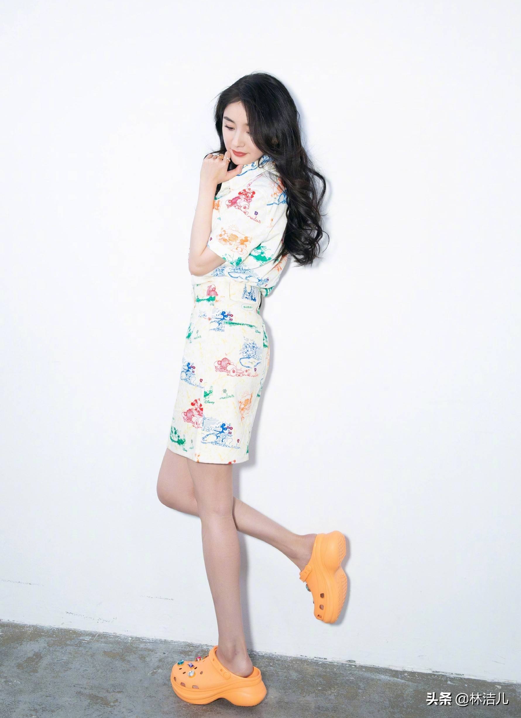 5cm,这么细的脚踝是真实存在的吗?_大小腿_女明星_好身材