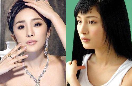 杨幂出道时旧照被曝光,"原装脸"和现在差别很大,毫无女神气质_全是