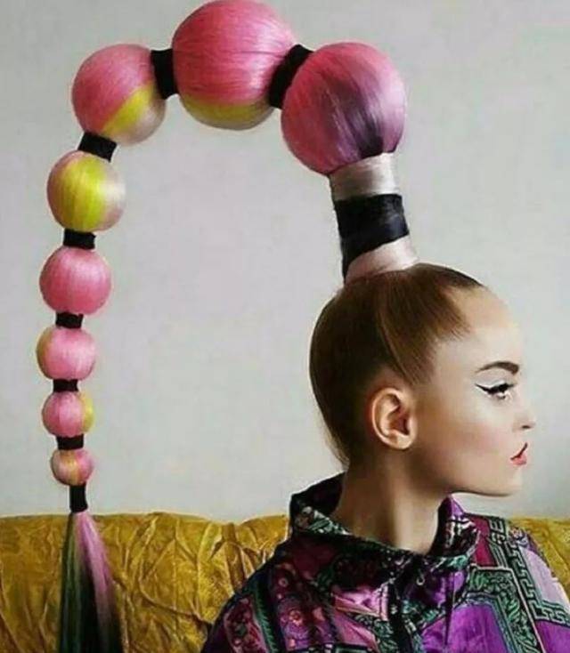 一组搞笑的创意发型设计,头发弄成这样还敢出门么?_造型_手艺_个性