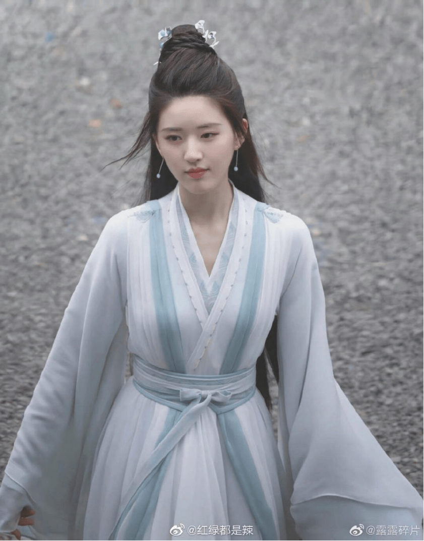 路人镜头见真章,杨紫赵露思陆婷玉古装打几分?_古偶女_造型_图片