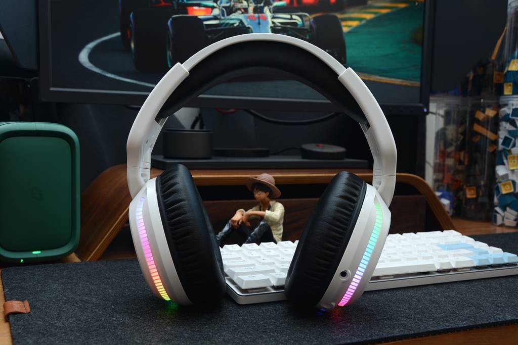 达尔优家族的颜值担当,A710 5.8G无线耳机开箱体验