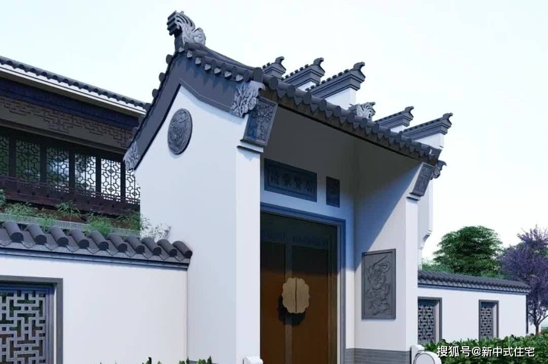 自建房装修这样的门楼设计让人想一探究竟