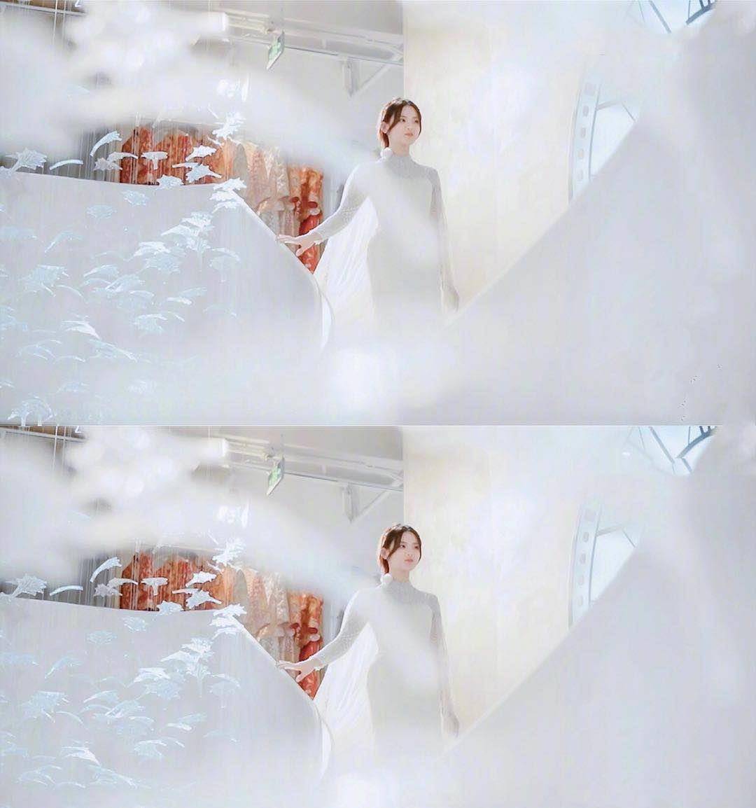 原创小仙女杨超越的婚纱造型绝美灵动优雅宛如城堡里的公主