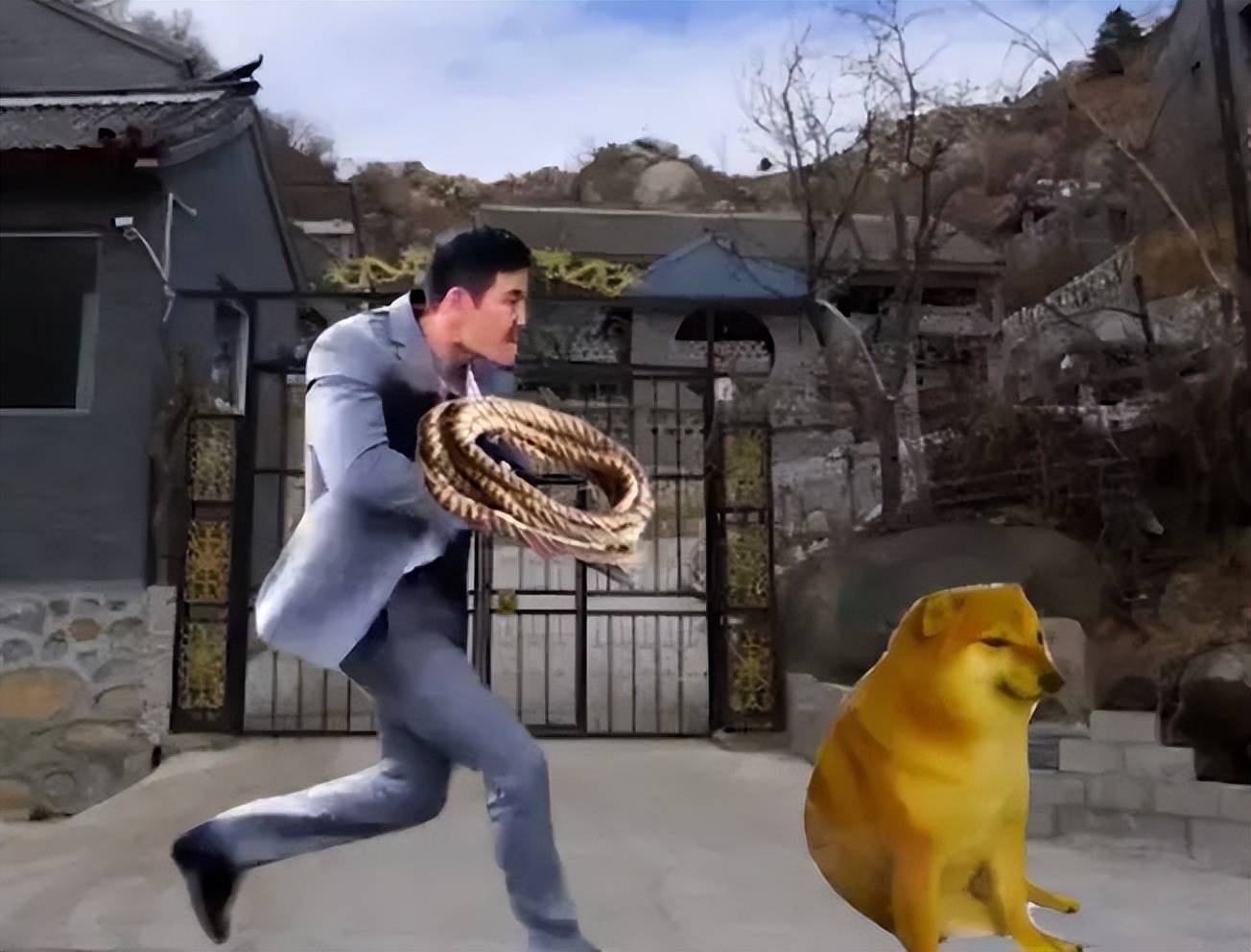 嘎子谢孟伟凭借偷狗梗爆火,喊话网友不要关注自己,我把握不住_潘子_直