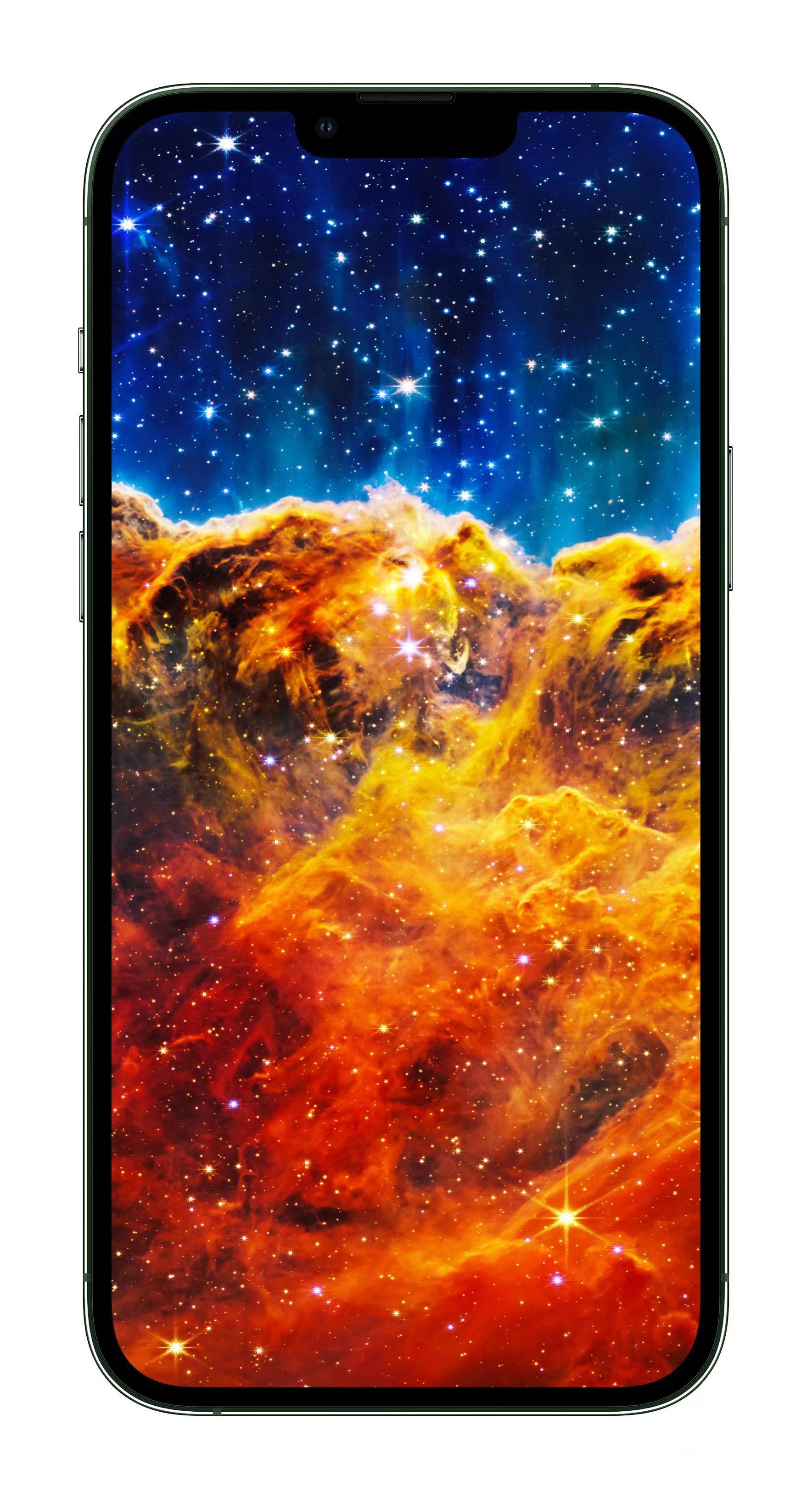 安卓與iphone都能用的壁紙_carina_nebula_星雲