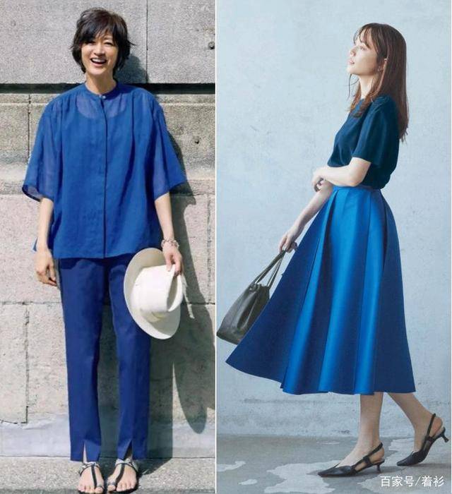 如何穿出"深蓝色"真正的贵气与优雅,这些搭配示范,美得很高级_颜色