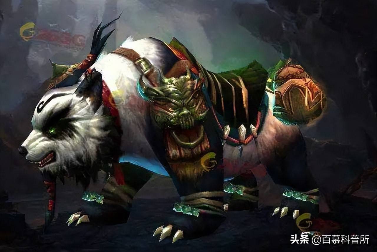 传说蚩尤的坐骑,古称食铁兽,藏在大熊猫蠢萌外表下的爆表战斗力